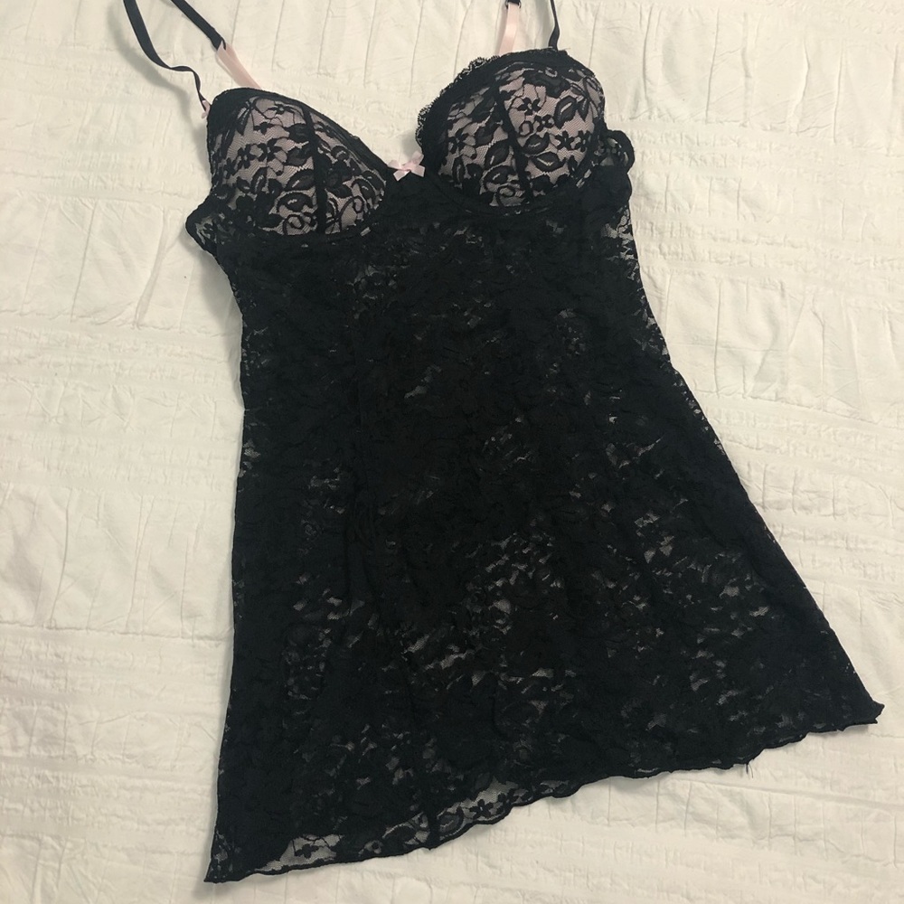 Apt 9 Intimates lace lingerie black medium